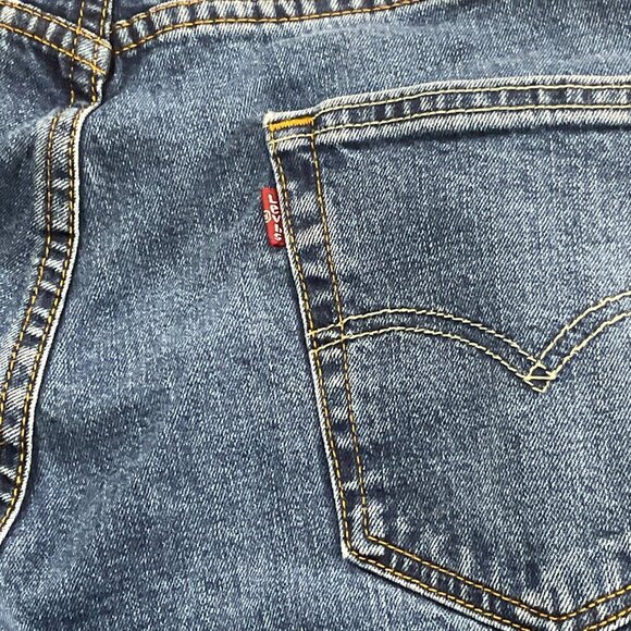 Levi's 514 Men's Jeans 32 Blue Denim Straight Leg - Picture 9 of 9